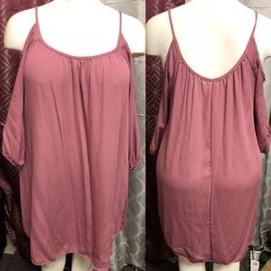 Blush Cold Shoulder Dress